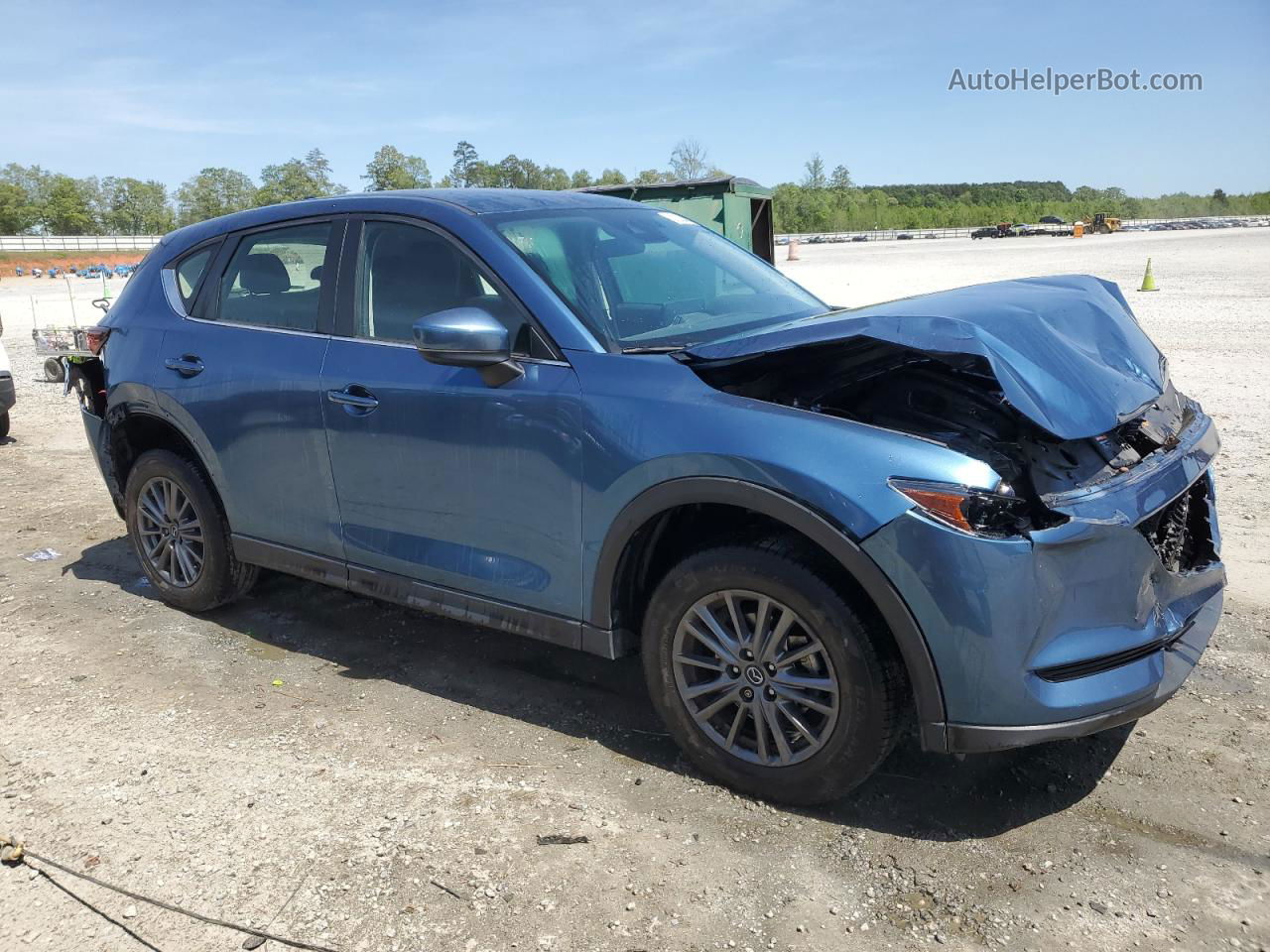 2021 Mazda Cx-5 Sport Blue vin: JM3KFBBMXM1309419