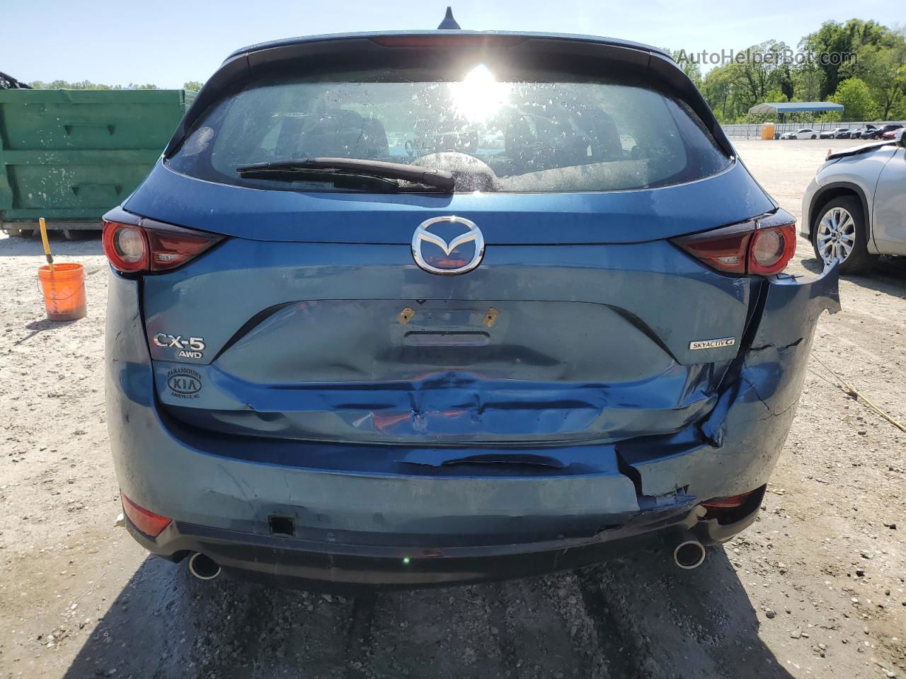 2021 Mazda Cx-5 Sport Blue vin: JM3KFBBMXM1309419