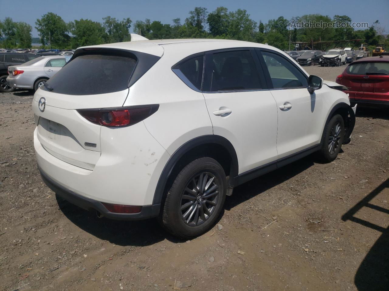 2017 Mazda Cx-5 Touring White vin: JM3KFBCL0H0108999