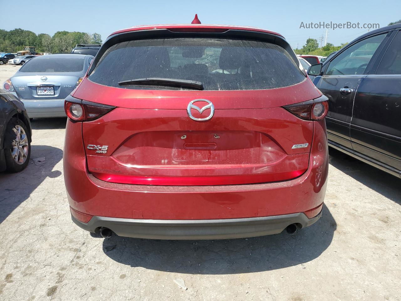 2017 Mazda Cx-5 Touring Burgundy vin: JM3KFBCL0H0124877