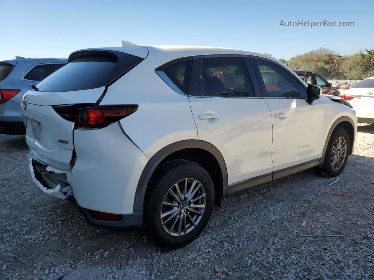 2017 Mazda Cx-5 Touring White vin: JM3KFBCL3H0126204