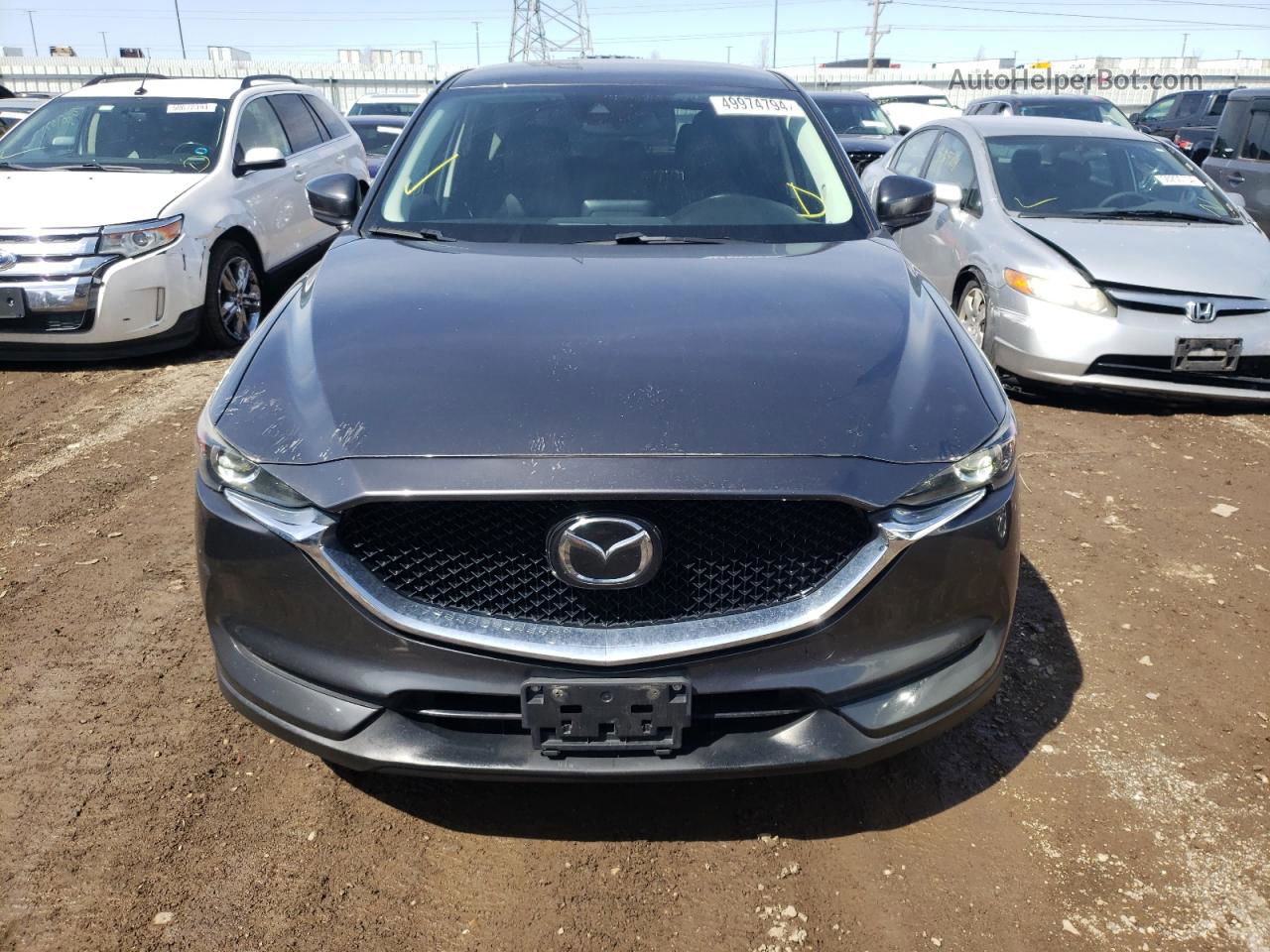 2017 Mazda Cx-5 Touring Gray vin: JM3KFBCL4H0134036