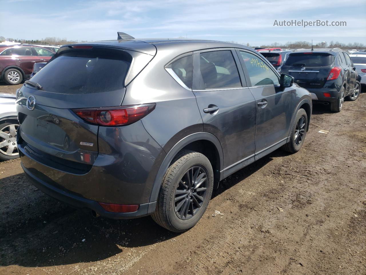 2017 Mazda Cx-5 Touring Gray vin: JM3KFBCL4H0134036