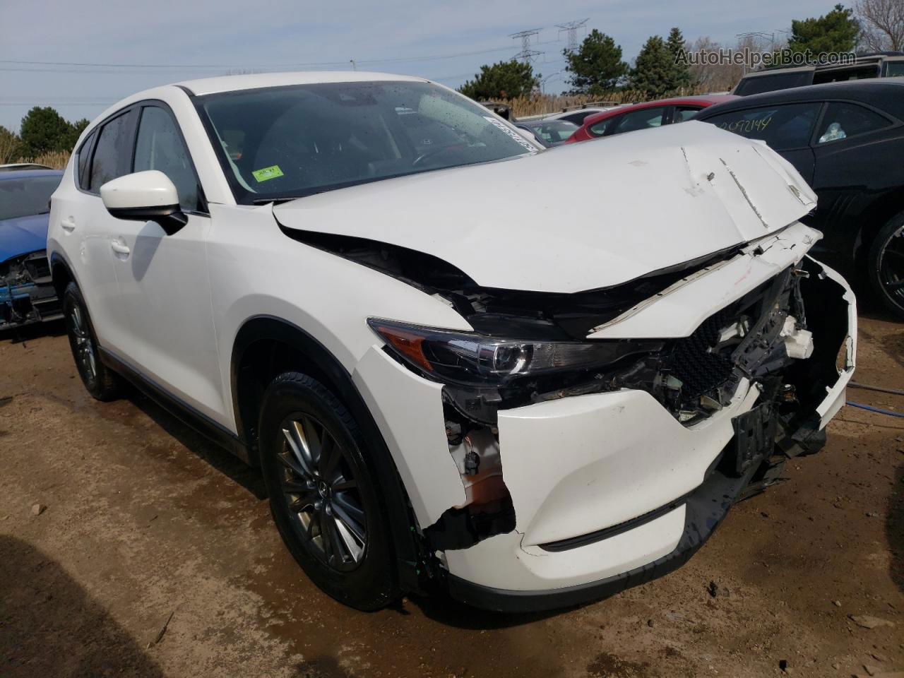 2017 Mazda Cx-5 Touring White vin: JM3KFBCL5H0129380