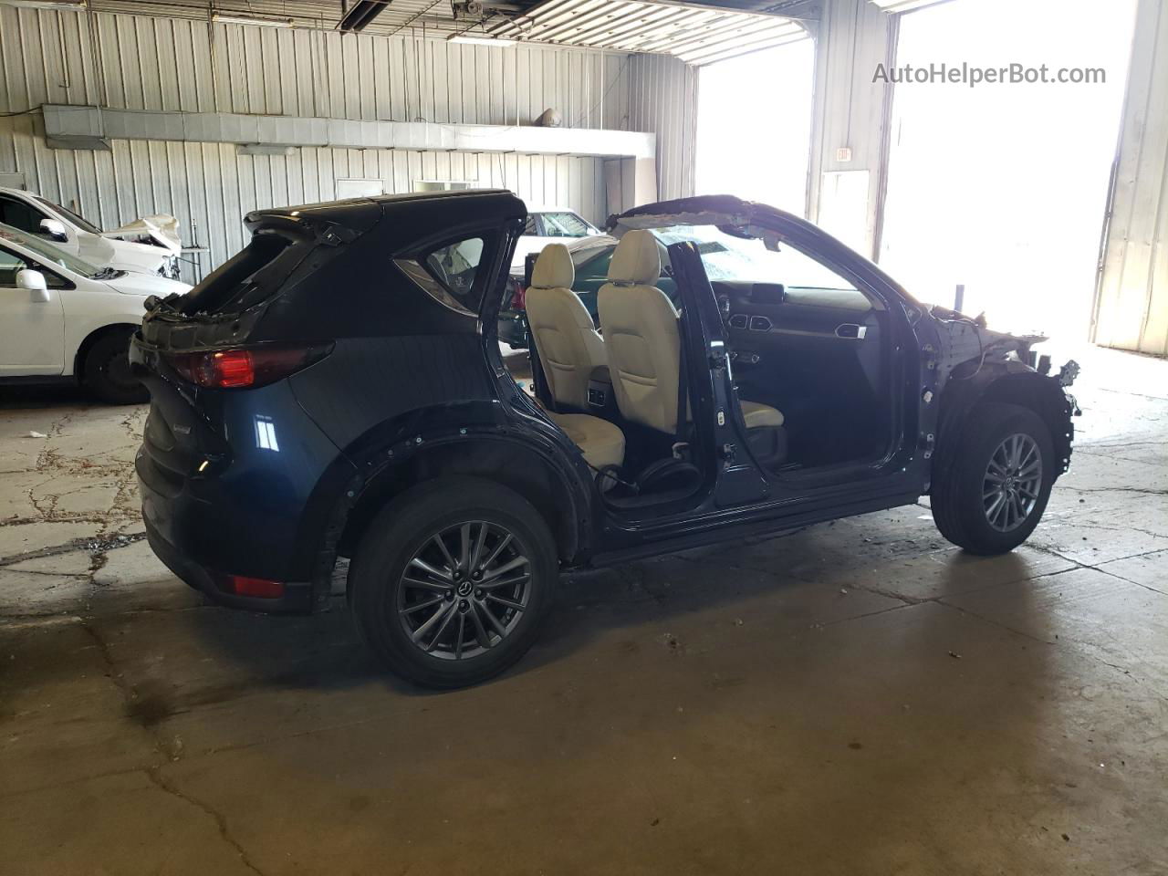 2017 Mazda Cx-5 Touring Синий vin: JM3KFBCL5H0226093