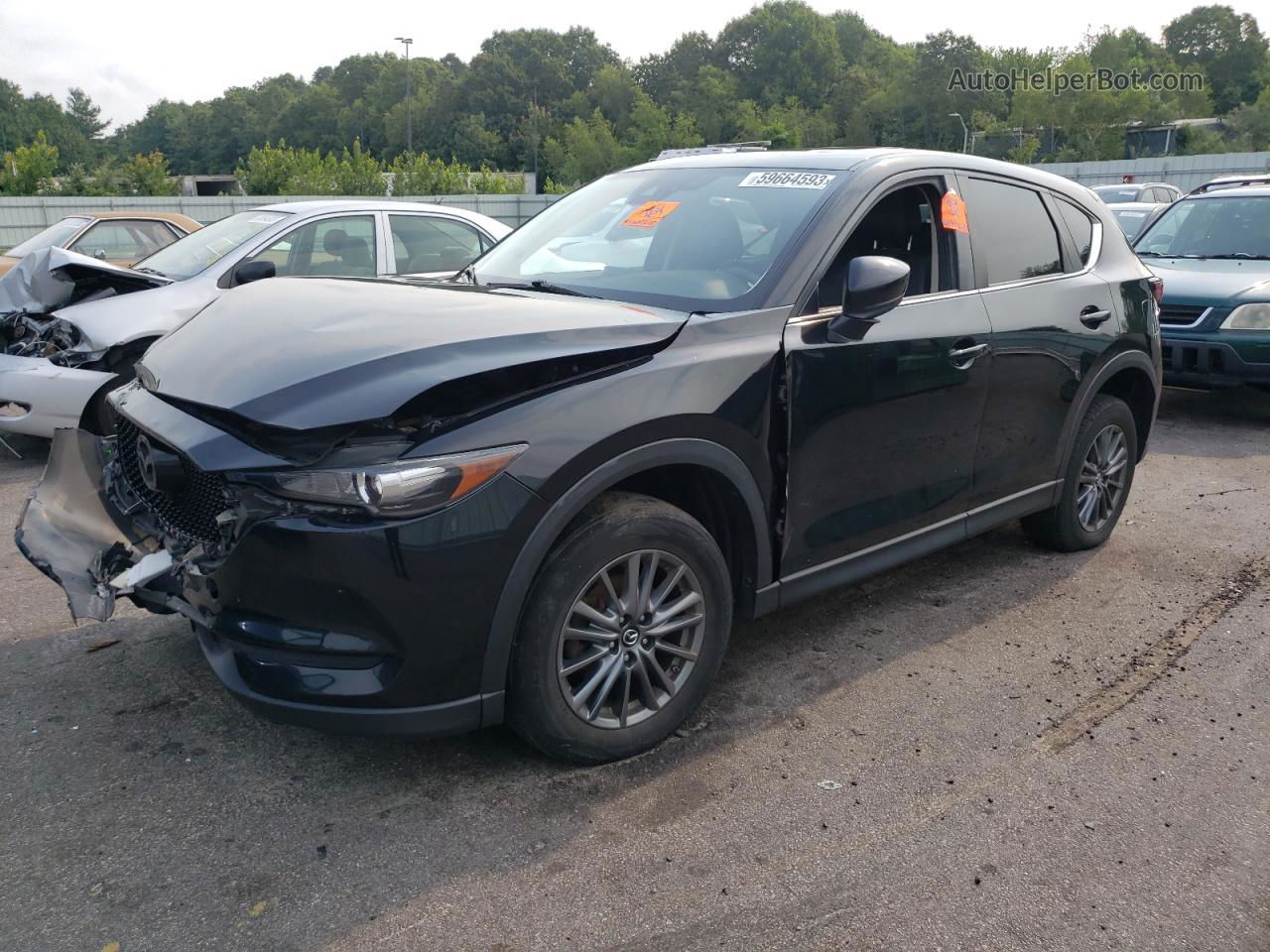 2017 Mazda Cx-5 Touring Black vin: JM3KFBCL6H0191015