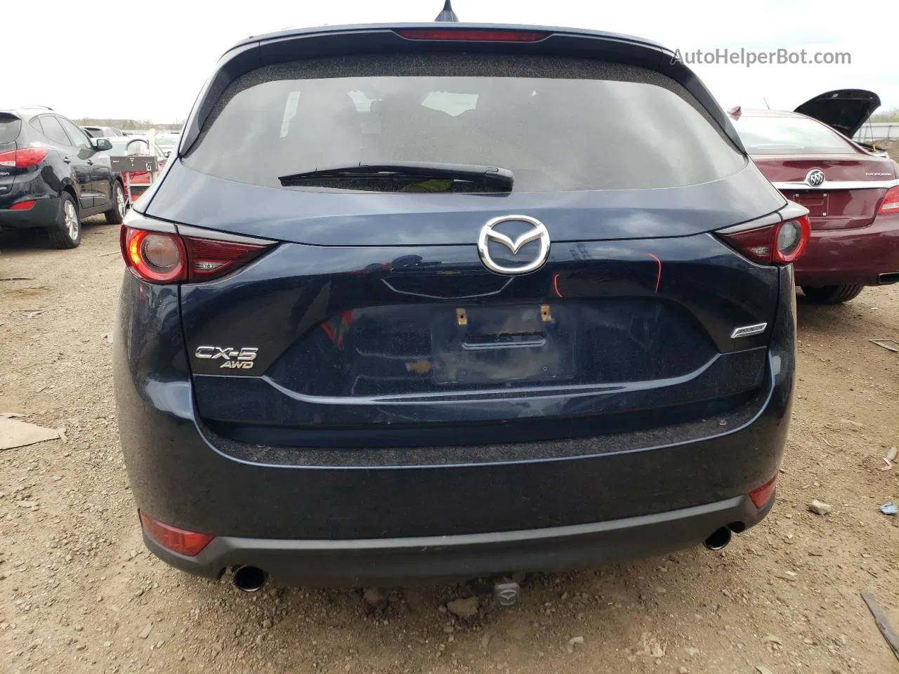 2017 Mazda Cx-5 Touring Blue vin: JM3KFBCLXH0163640