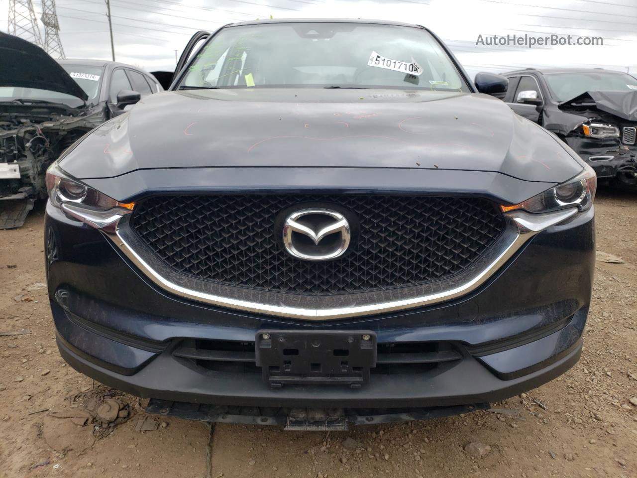 2017 Mazda Cx-5 Touring Blue vin: JM3KFBCLXH0163640