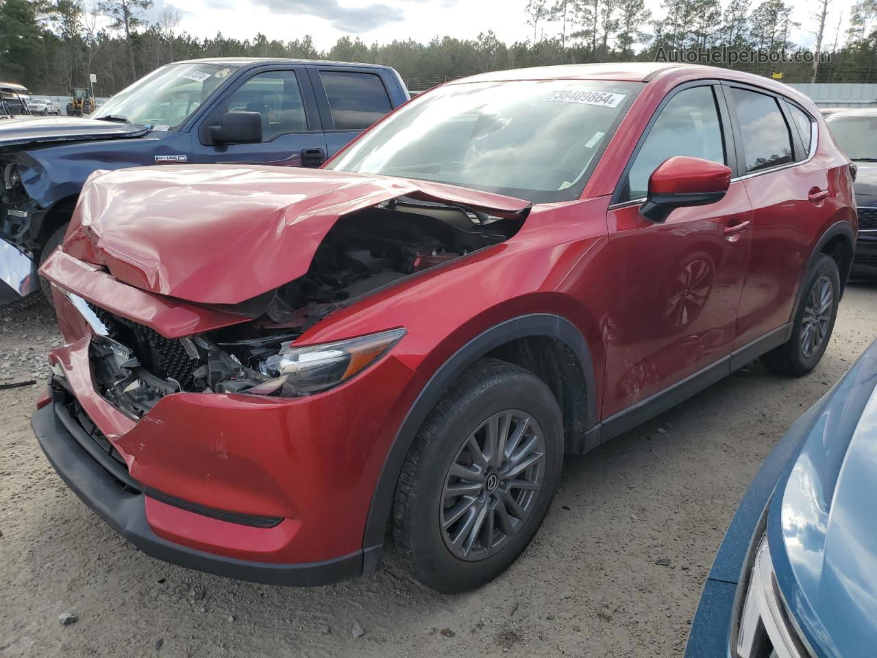 2017 Mazda Cx-5 Touring Burgundy vin: JM3KFBCLXH0203599