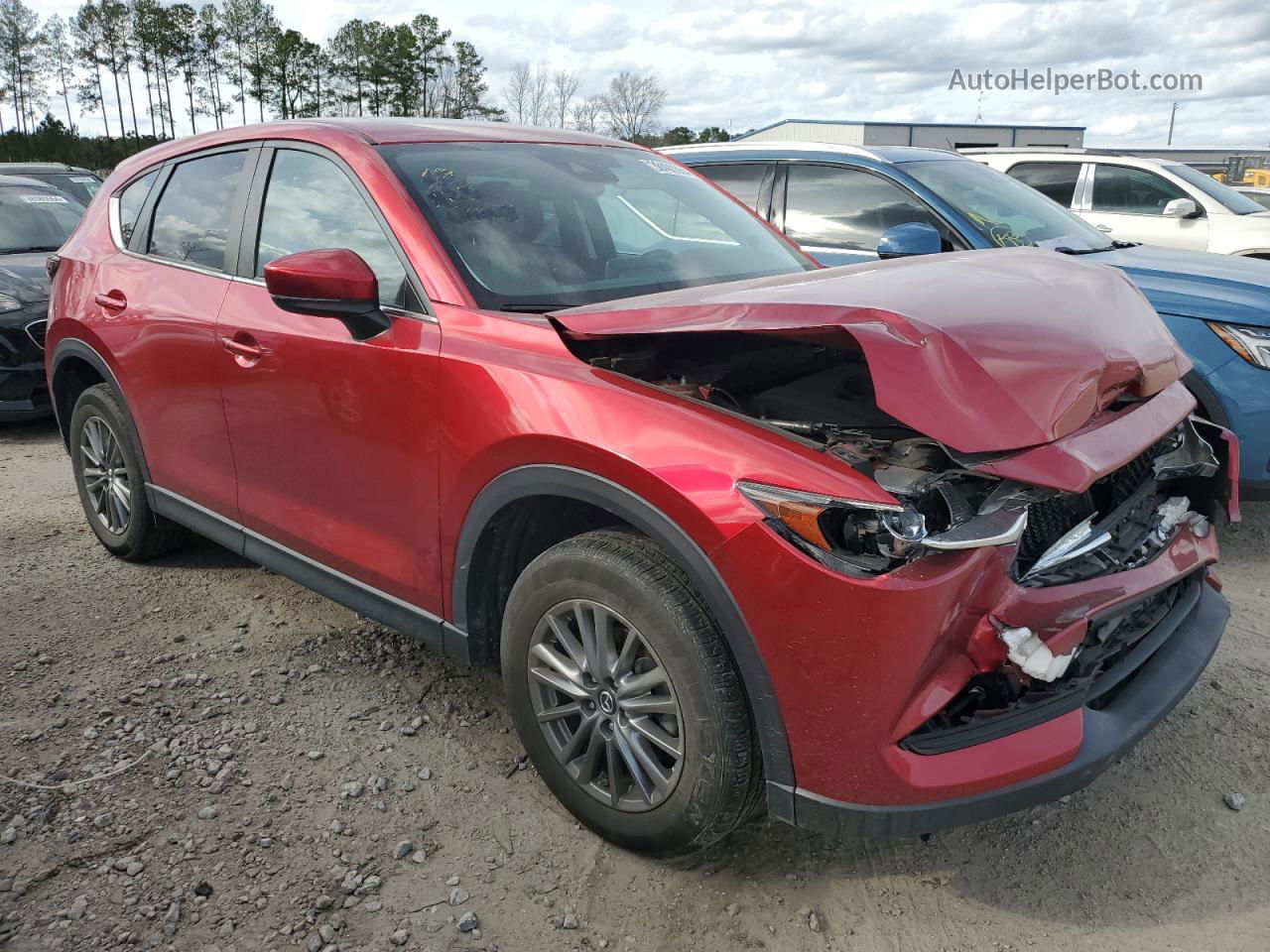 2017 Mazda Cx-5 Touring Burgundy vin: JM3KFBCLXH0203599