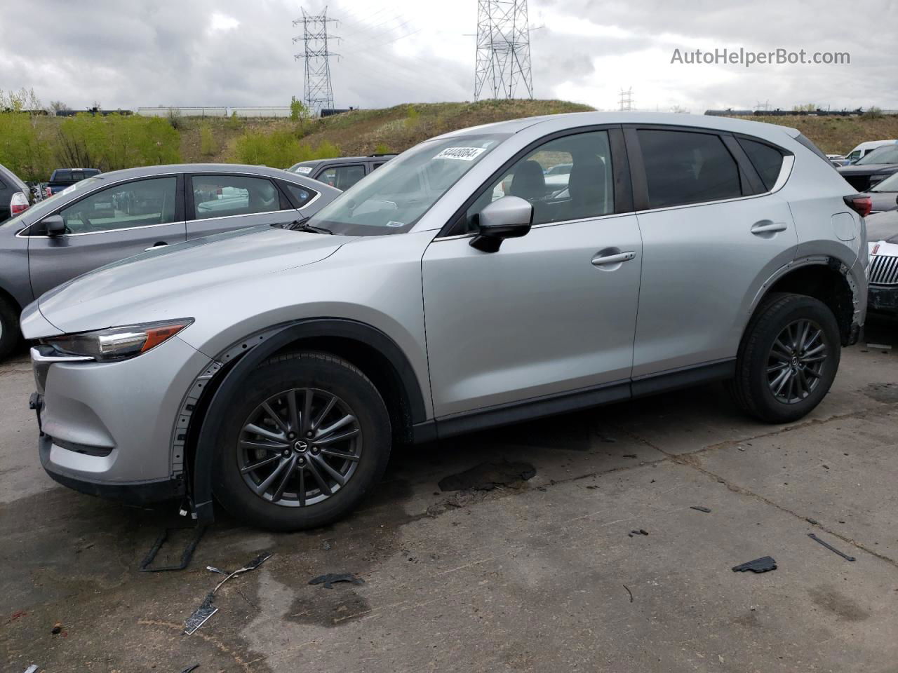 2019 Mazda Cx-5 Touring Silver vin: JM3KFBCM0K0511168