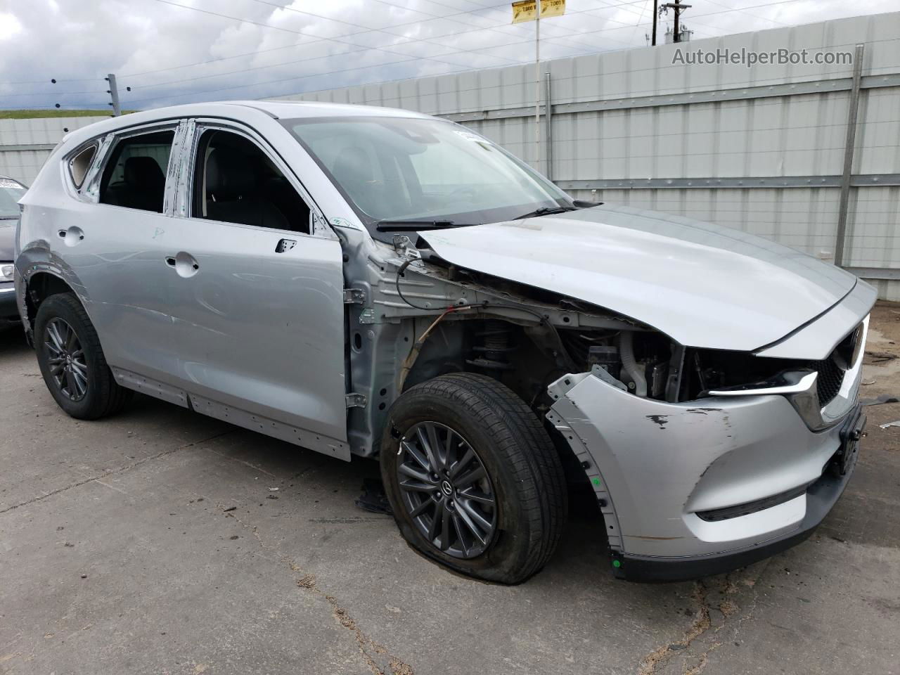 2019 Mazda Cx-5 Touring Silver vin: JM3KFBCM0K0511168