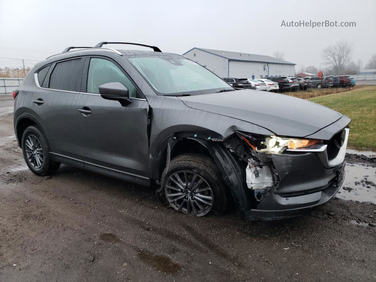 2019 Mazda Cx-5 Touring Gray vin: JM3KFBCM0K0699416