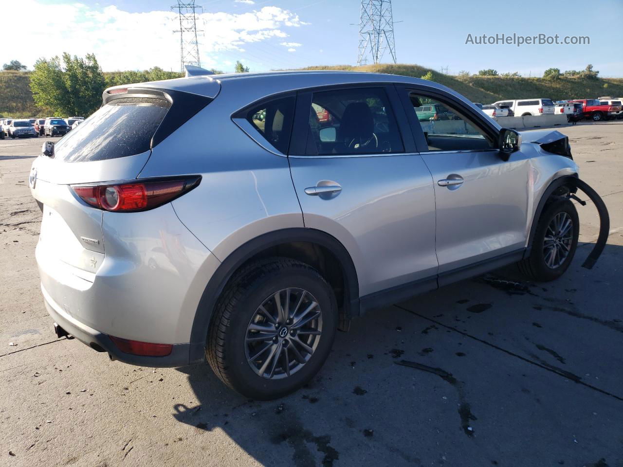 2021 Mazda Cx-5 Touring Silver vin: JM3KFBCM0M0381914