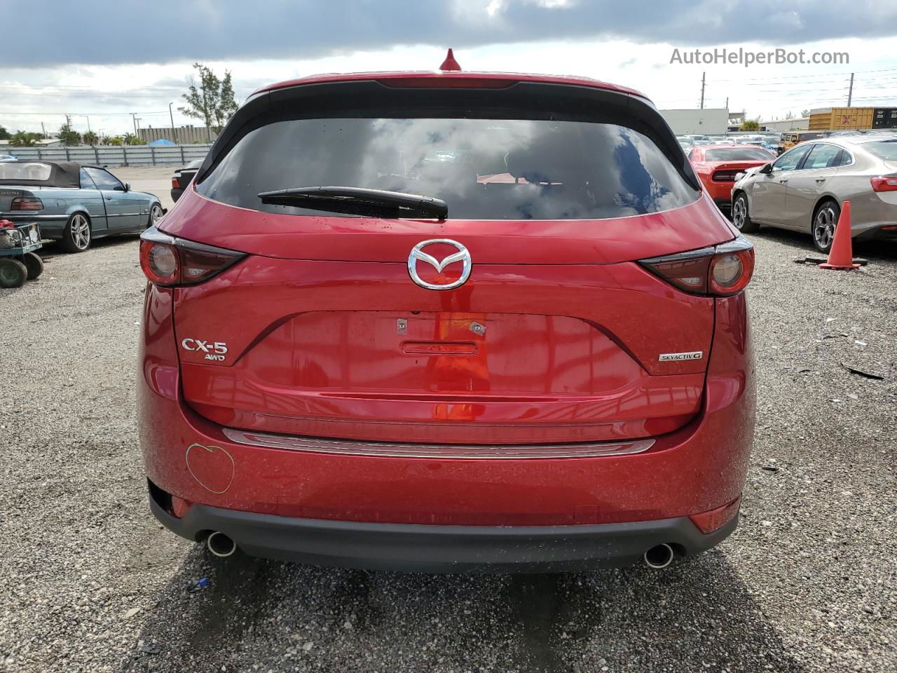 2021 Mazda Cx-5 Touring Red vin: JM3KFBCM0M0486193