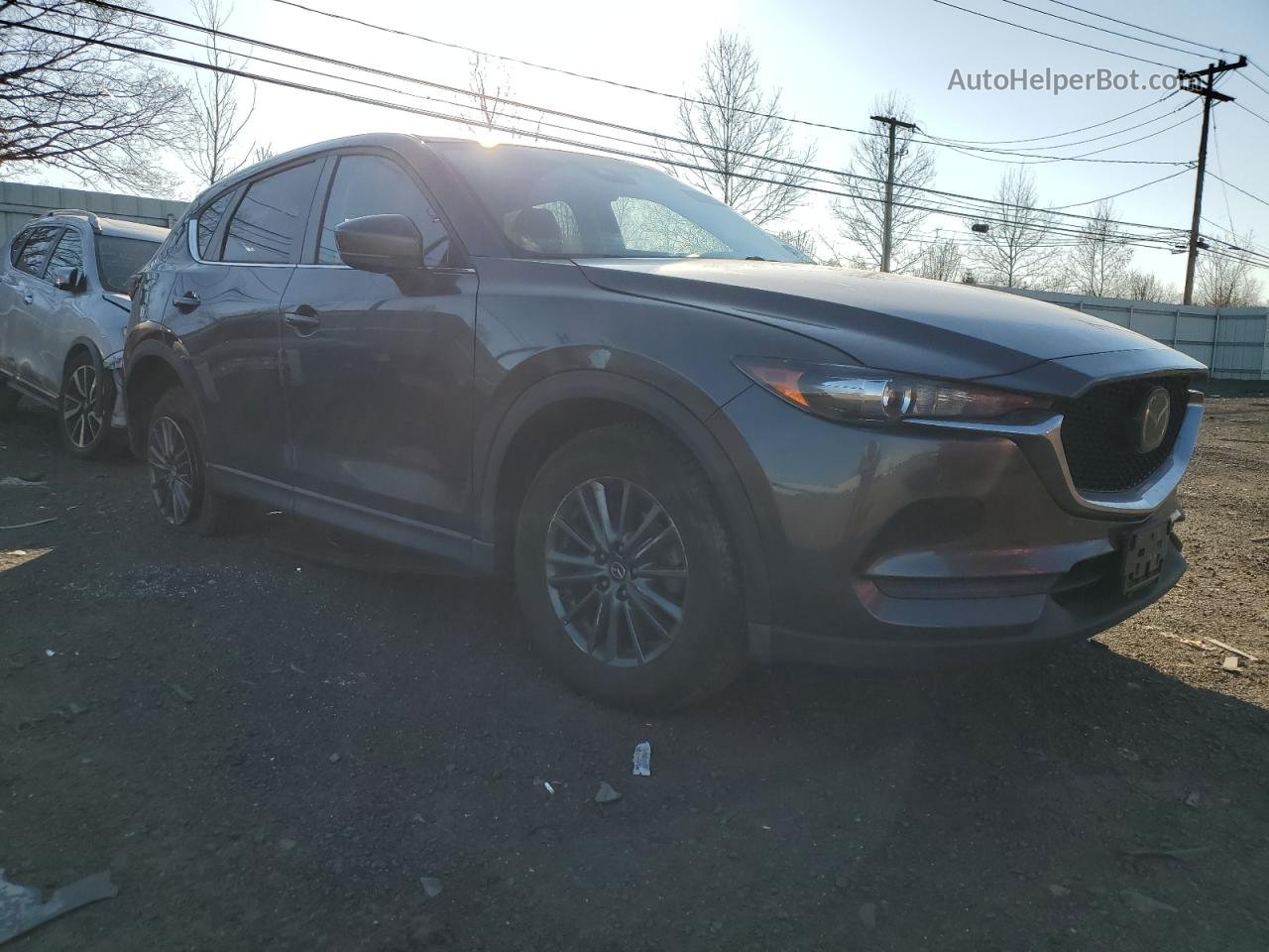 2019 Mazda Cx-5 Touring Gray vin: JM3KFBCM1K0525581