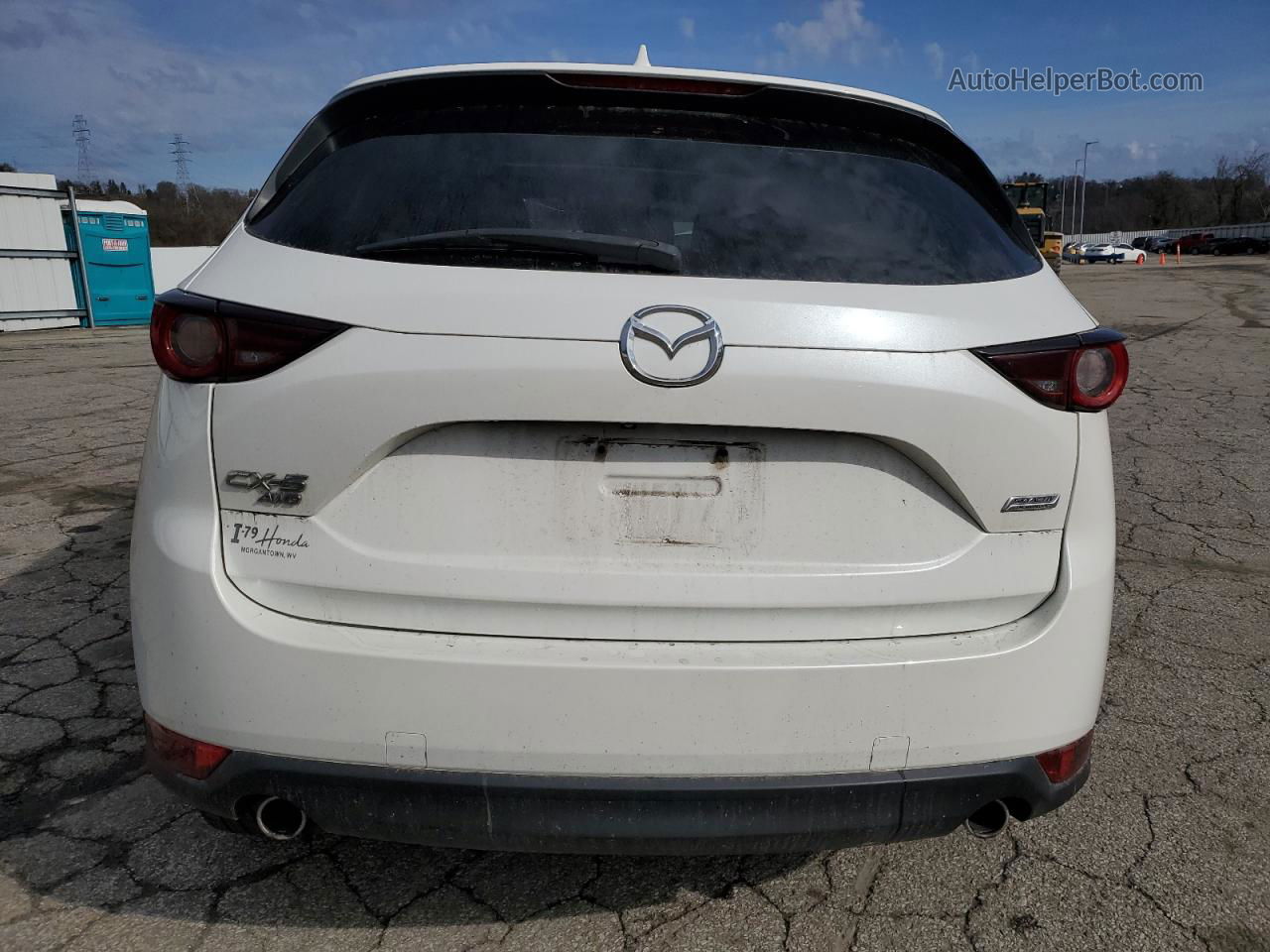 2019 Mazda Cx-5 Touring White vin: JM3KFBCM1K0600814