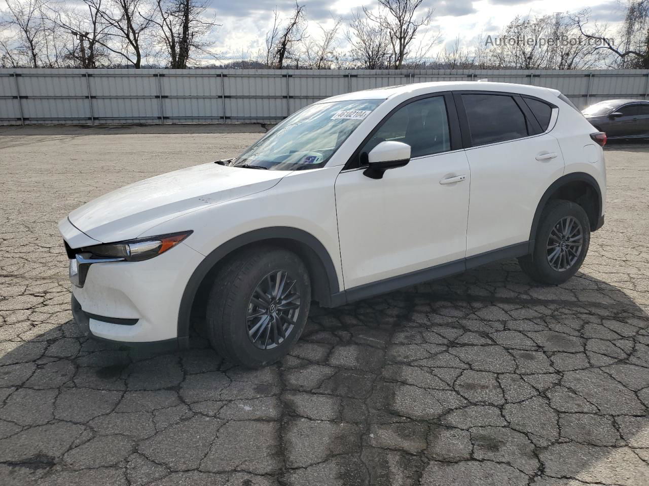 2019 Mazda Cx-5 Touring White vin: JM3KFBCM1K0600814