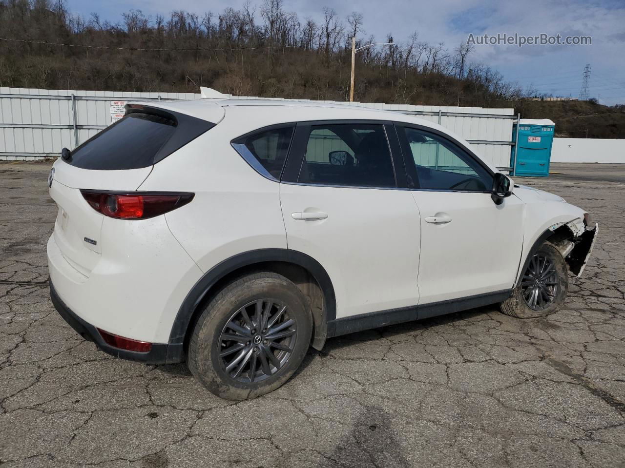 2019 Mazda Cx-5 Touring White vin: JM3KFBCM1K0600814