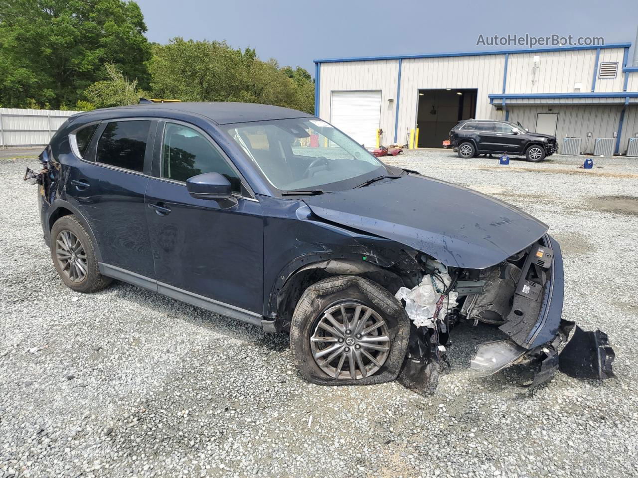 2019 Mazda Cx-5 Touring Blue vin: JM3KFBCM1K0636776