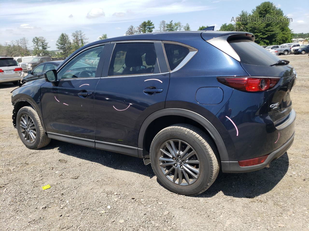 2019 Mazda Cx-5 Touring Blue vin: JM3KFBCM1K1506801