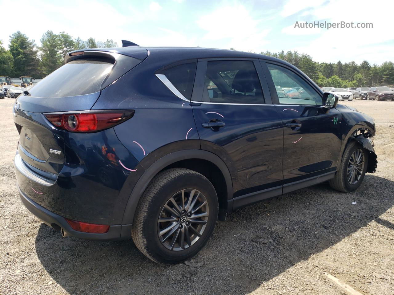 2019 Mazda Cx-5 Touring Blue vin: JM3KFBCM1K1506801