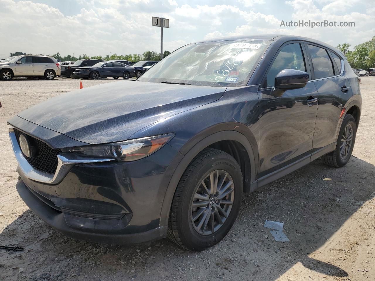 2019 Mazda Cx-5 Touring Blue vin: JM3KFBCM1K1687205