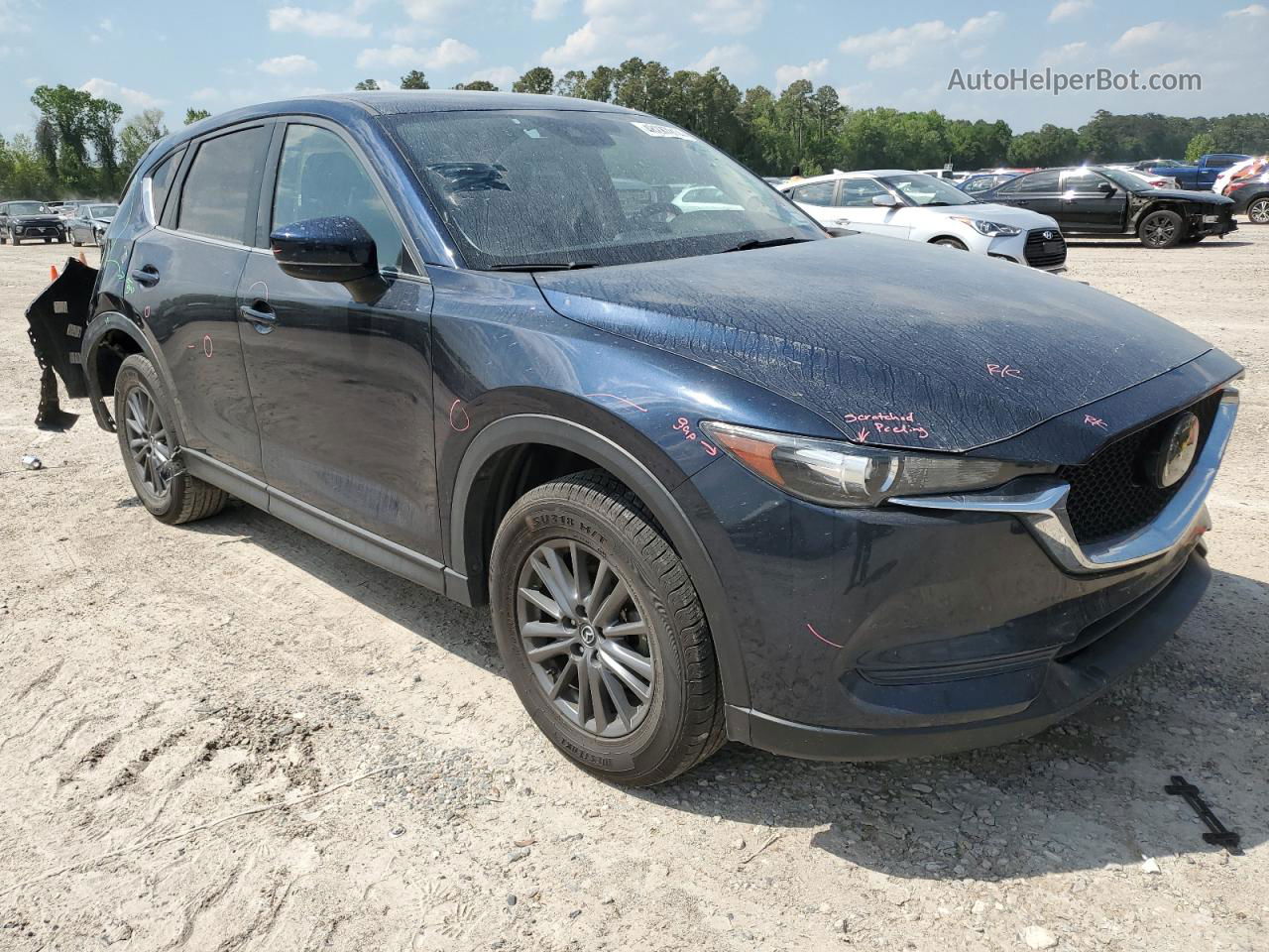 2019 Mazda Cx-5 Touring Синий vin: JM3KFBCM1K1687205