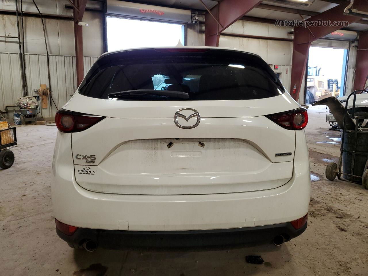 2021 Mazda Cx-5 Touring White vin: JM3KFBCM1M0347061