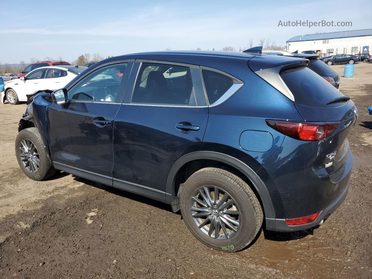 2021 Mazda Cx-5 Touring Blue vin: JM3KFBCM1M0415536