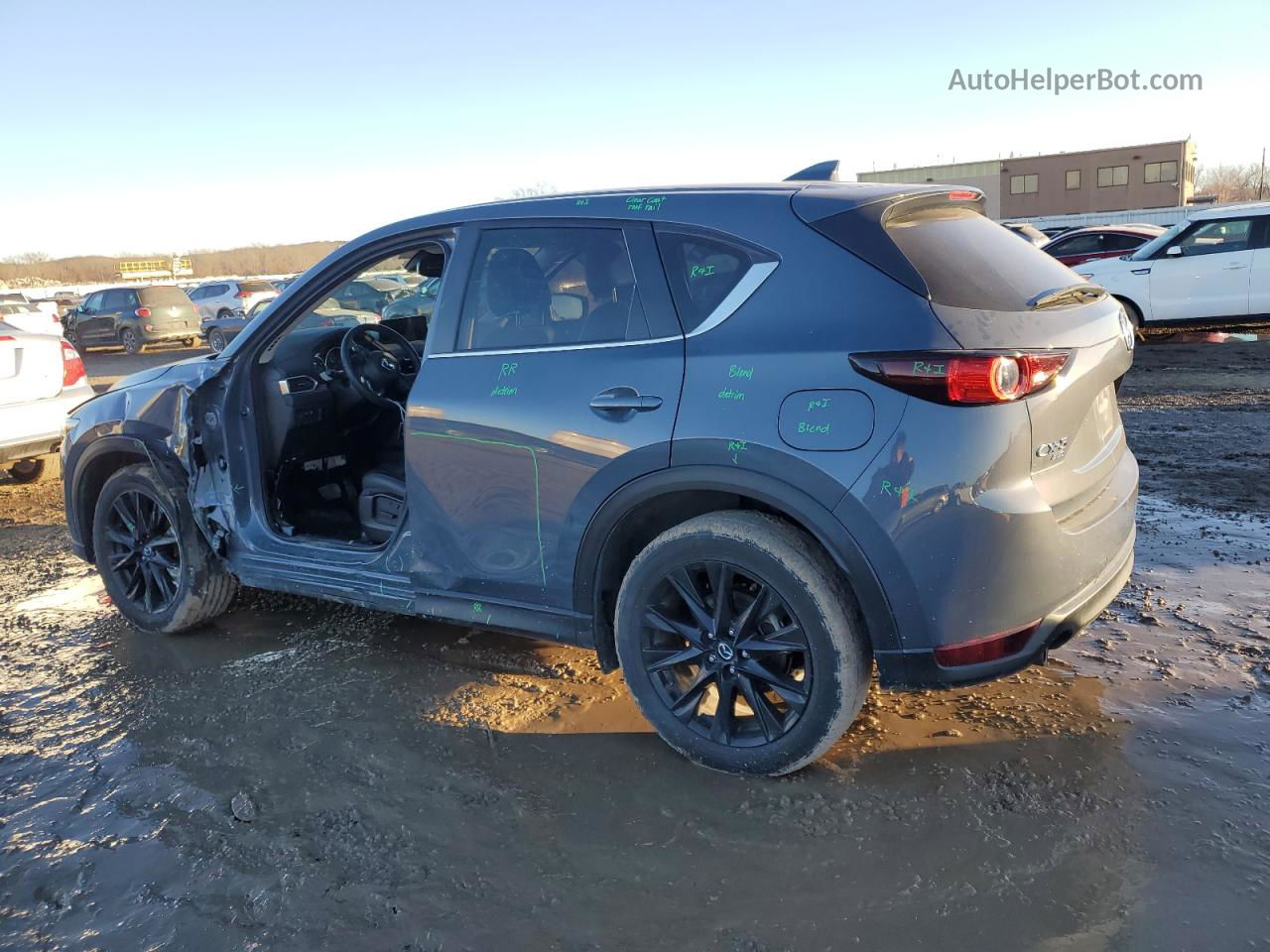 2021 Mazda Cx-5 Touring Синий vin: JM3KFBCM1M0478717