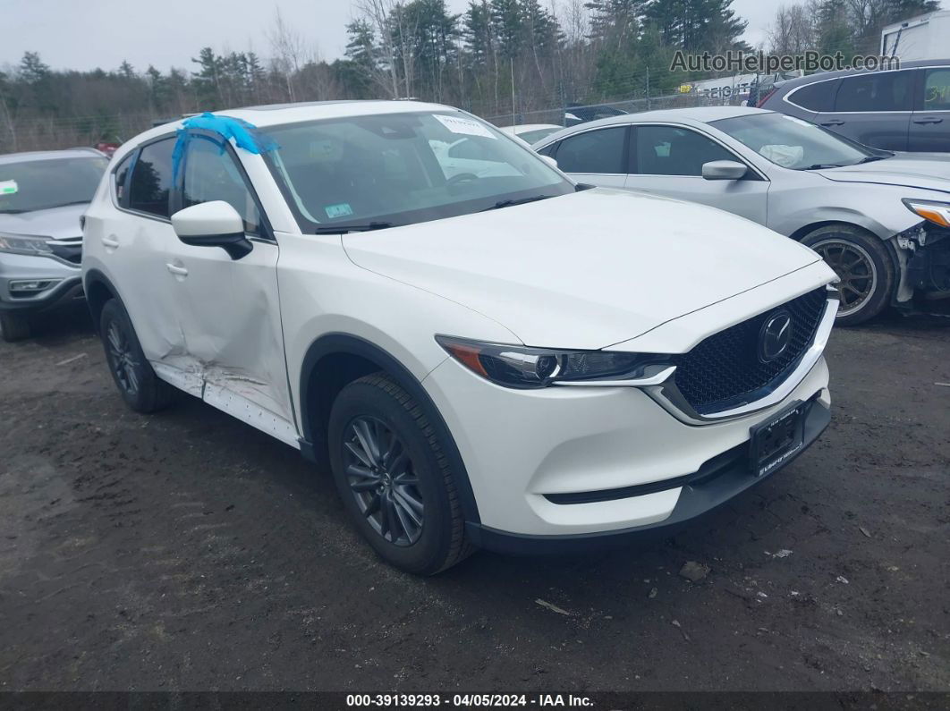 2019 Mazda Cx-5 Touring White vin: JM3KFBCM2K0523449