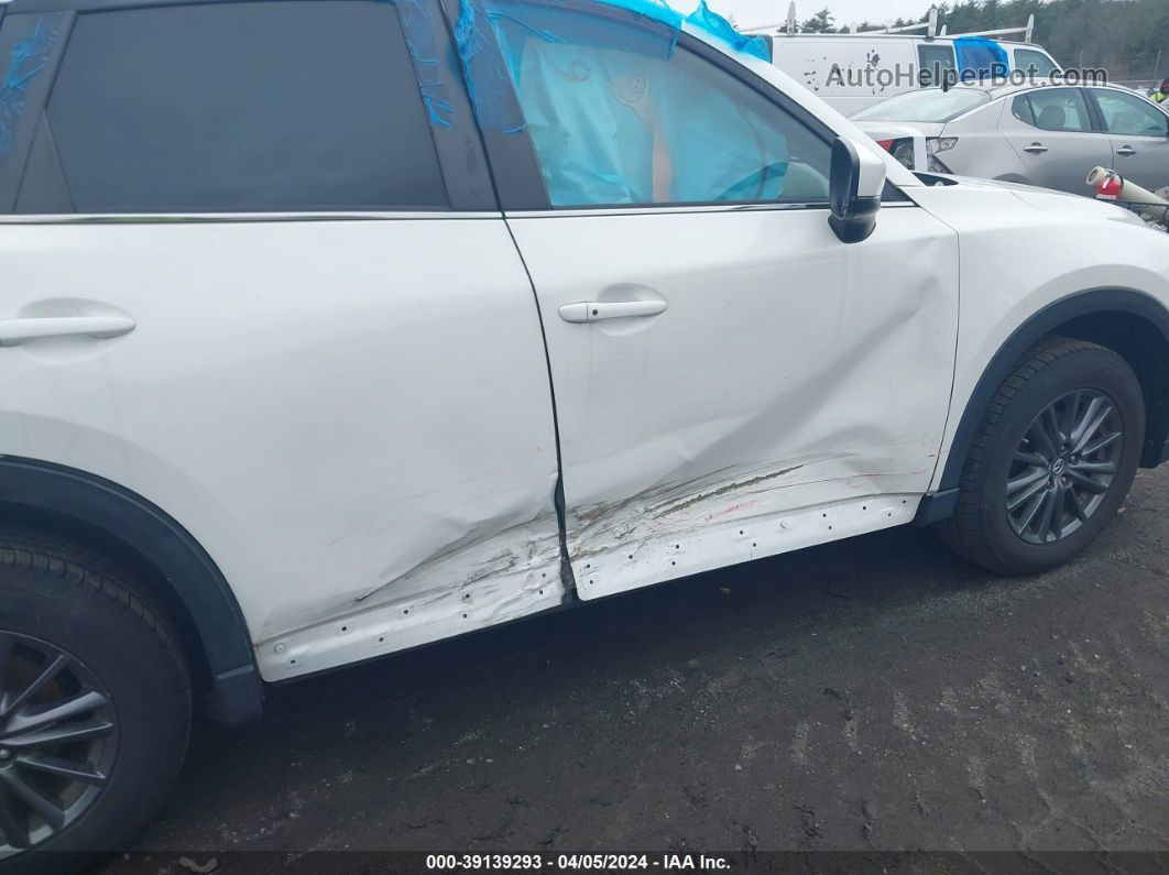 2019 Mazda Cx-5 Touring White vin: JM3KFBCM2K0523449