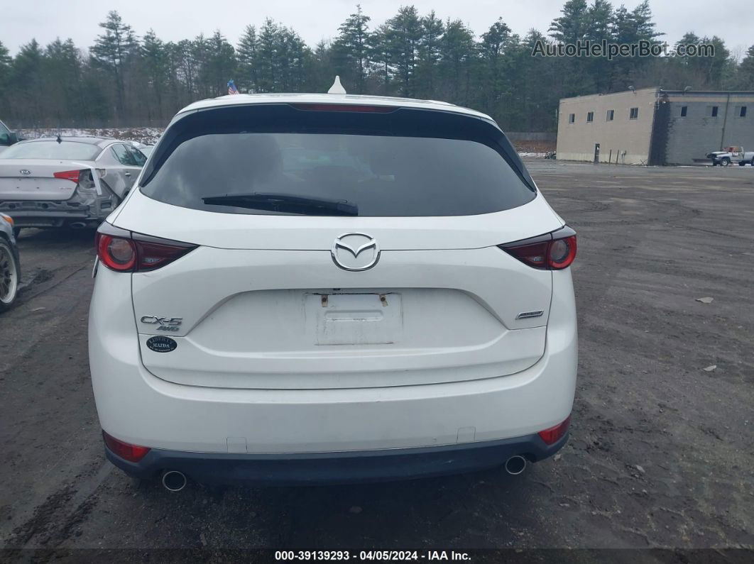 2019 Mazda Cx-5 Touring White vin: JM3KFBCM2K0523449