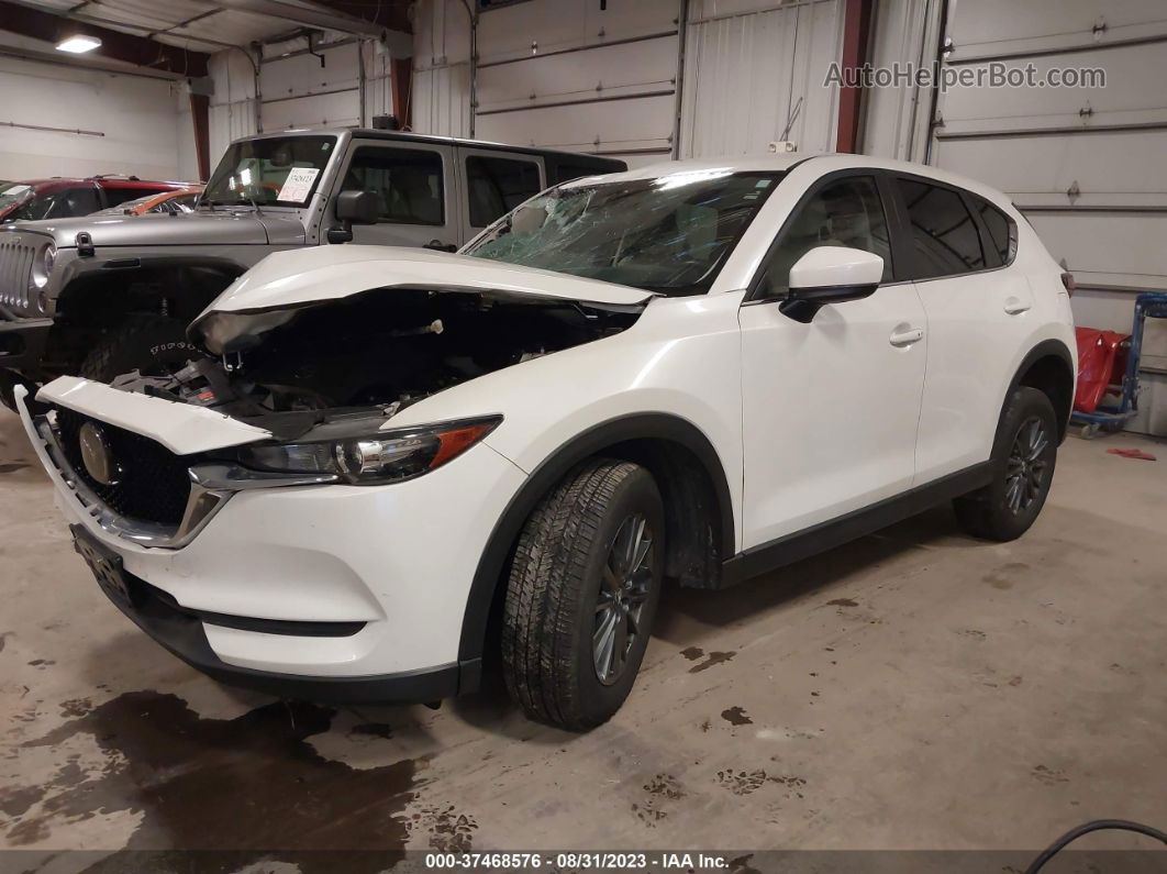 2019 Mazda Cx-5 Touring White vin: JM3KFBCM2K0586390