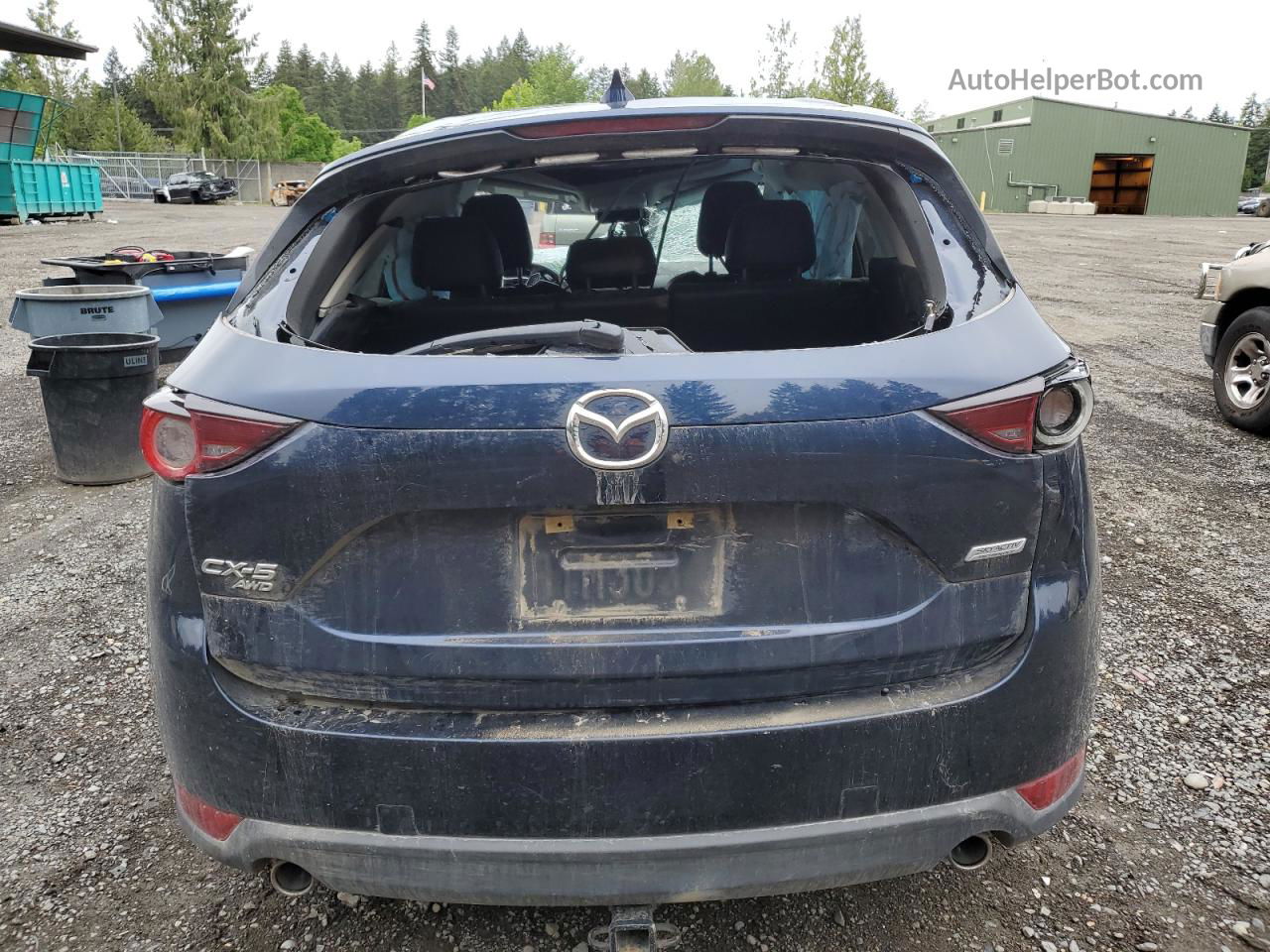 2019 Mazda Cx-5 Touring Blue vin: JM3KFBCM2K1510954