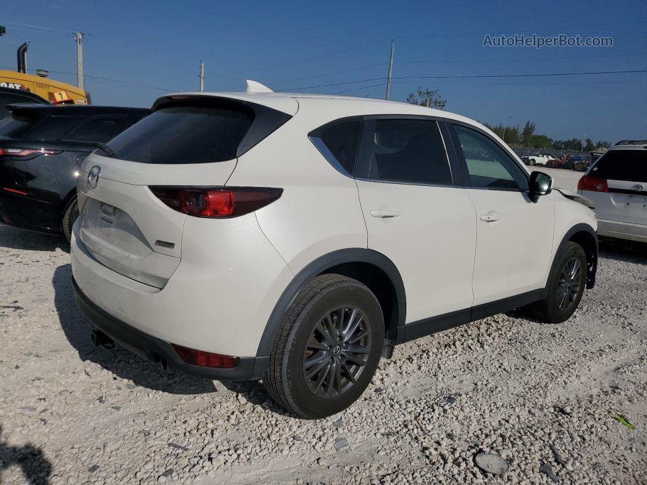 2019 Mazda Cx-5 Touring White vin: JM3KFBCM2K1614599