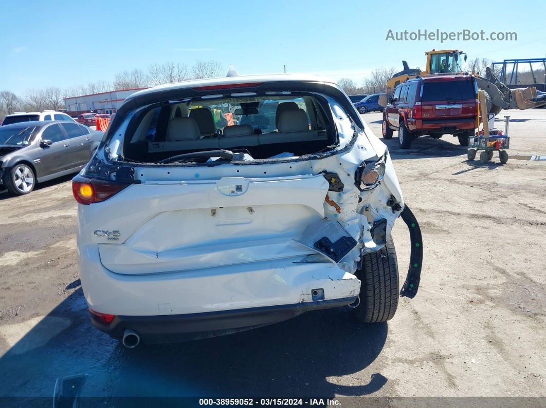 2021 Mazda Cx-5 Touring White vin: JM3KFBCM2M0376472