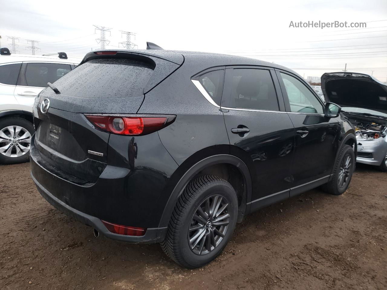 2021 Mazda Cx-5 Touring Black vin: JM3KFBCM2M1342414