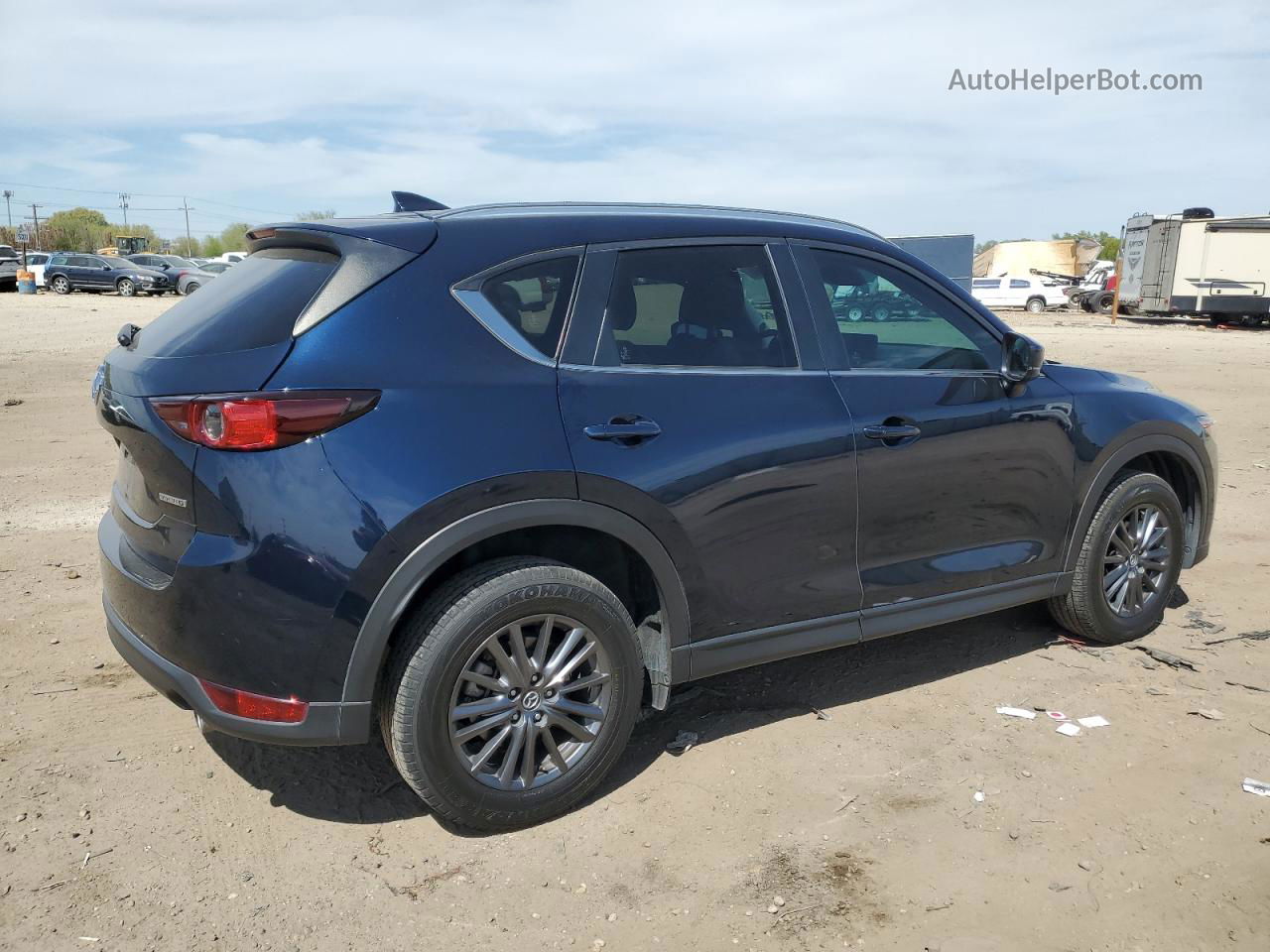 2021 Mazda Cx-5 Touring Blue vin: JM3KFBCM2M1432758