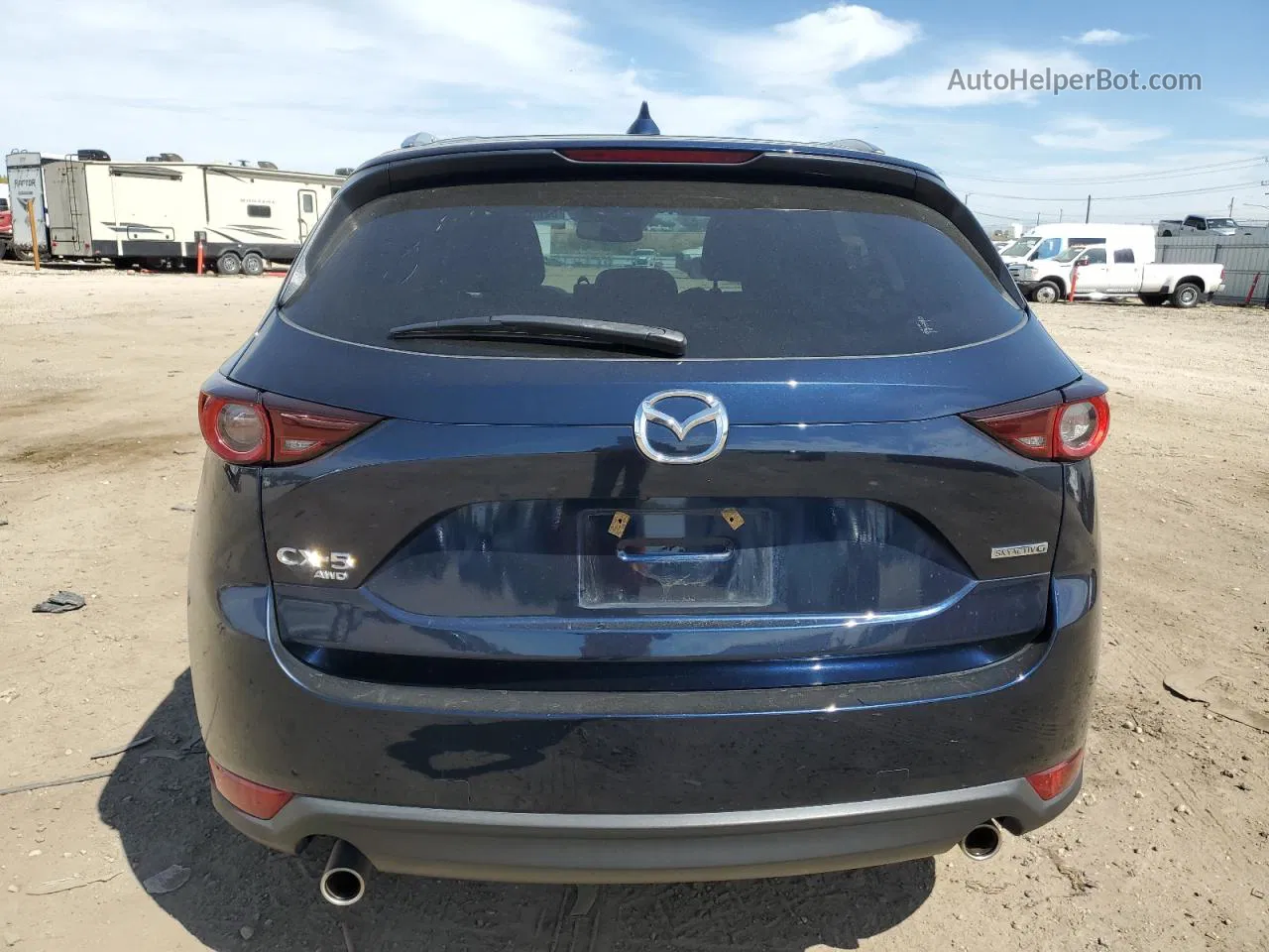 2021 Mazda Cx-5 Touring Blue vin: JM3KFBCM2M1432758