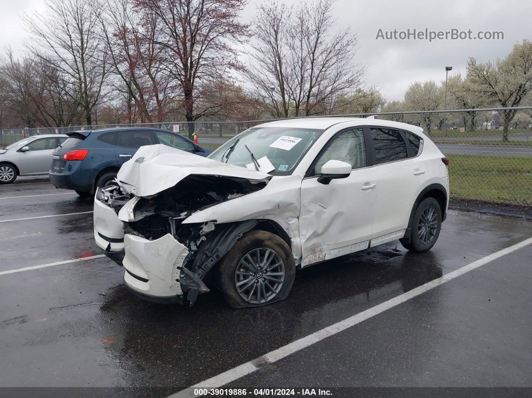 2021 Mazda Cx-5 Touring White vin: JM3KFBCM2M1480423