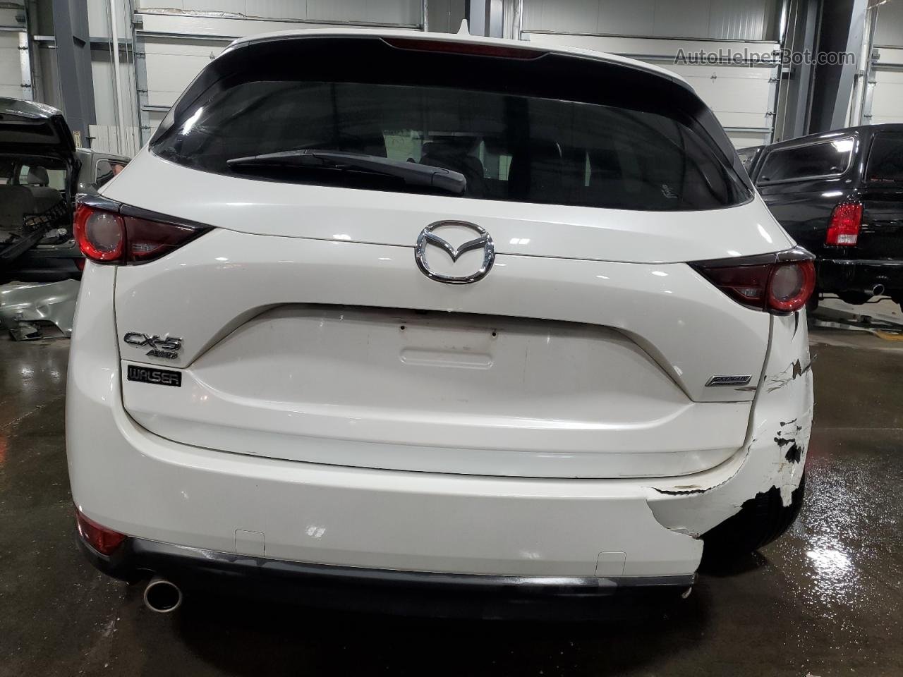 2019 Mazda Cx-5 Touring White vin: JM3KFBCM3K0528949