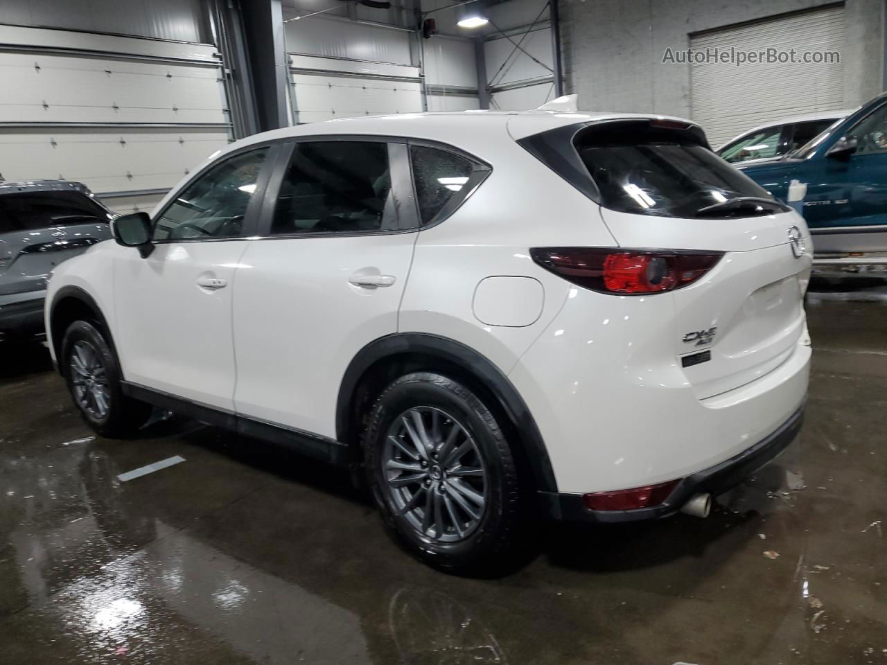 2019 Mazda Cx-5 Touring White vin: JM3KFBCM3K0528949