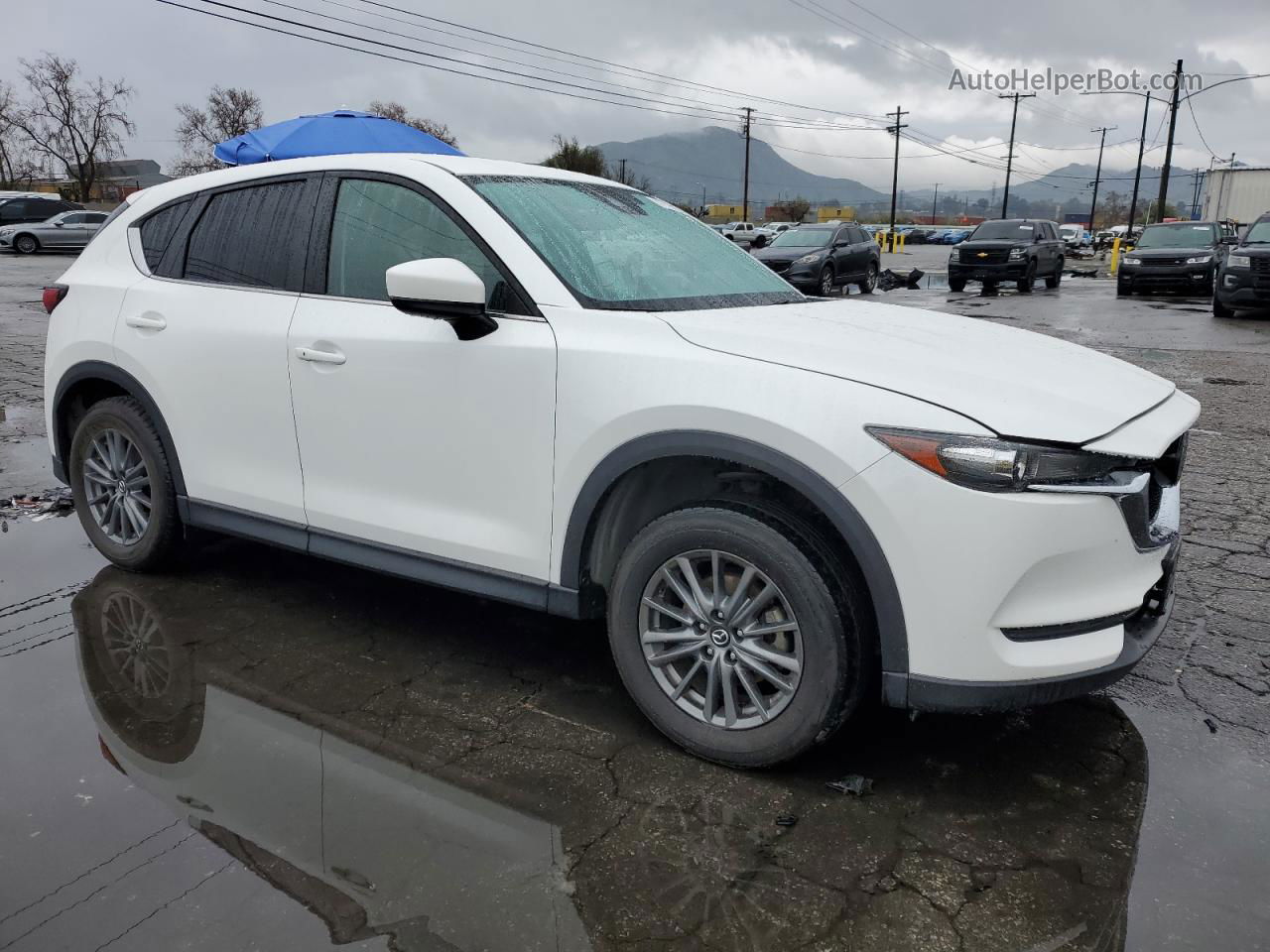 2021 Mazda Cx-5 Touring White vin: JM3KFBCM3M0357929