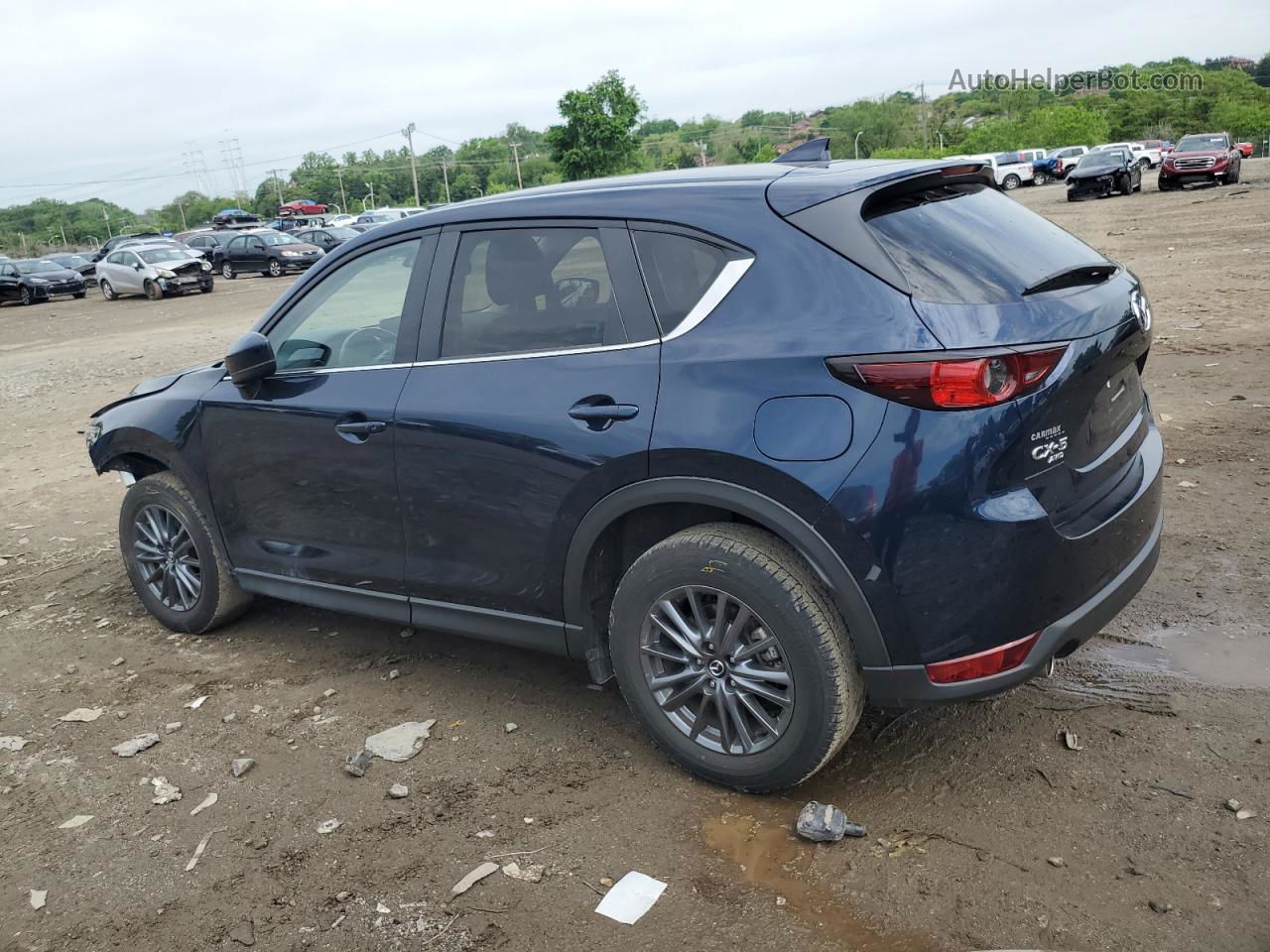 2021 Mazda Cx-5 Touring Blue vin: JM3KFBCM3M1424863