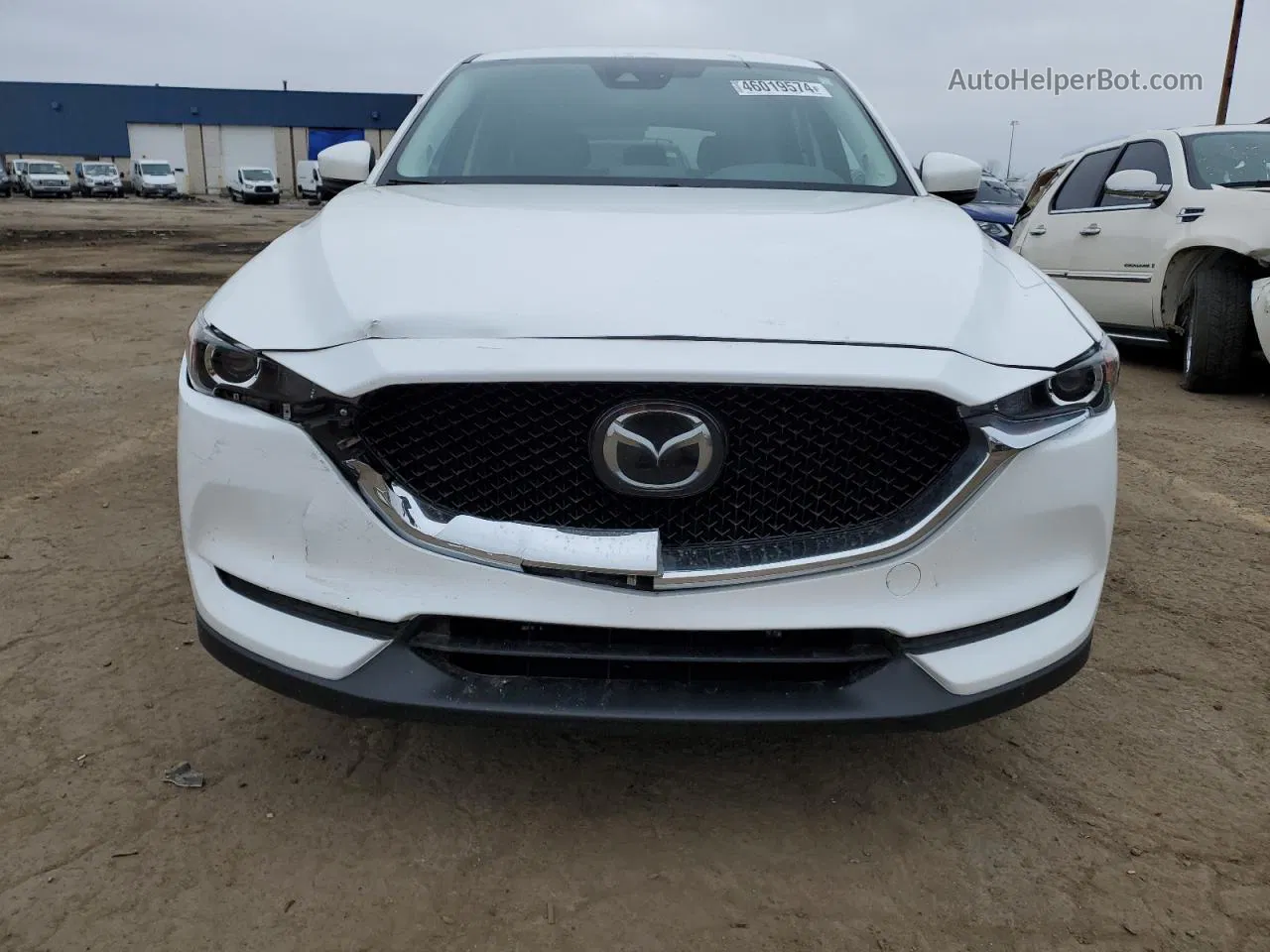 2019 Mazda Cx-5 Touring White vin: JM3KFBCM4K0501601