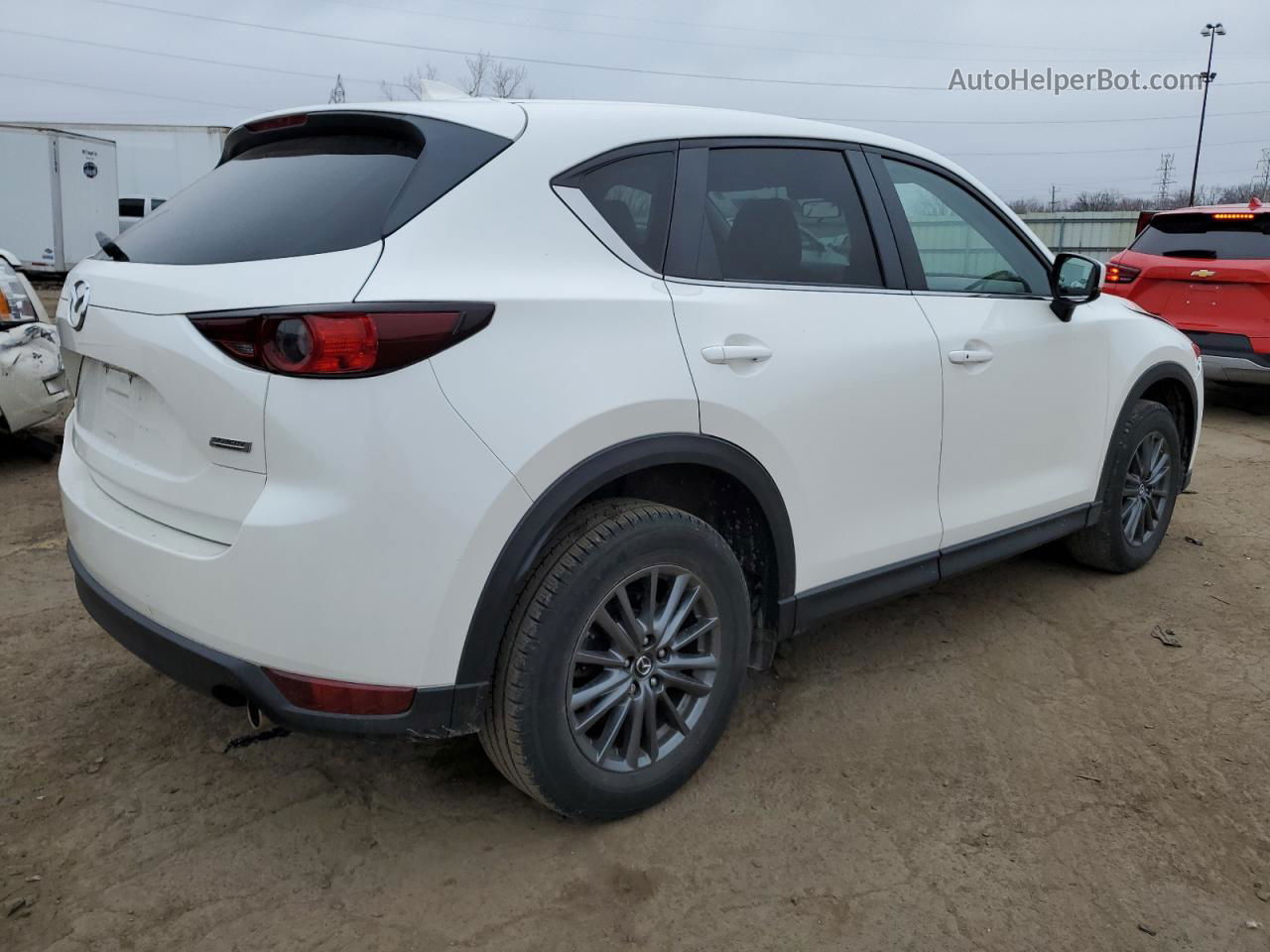 2019 Mazda Cx-5 Touring White vin: JM3KFBCM4K0501601