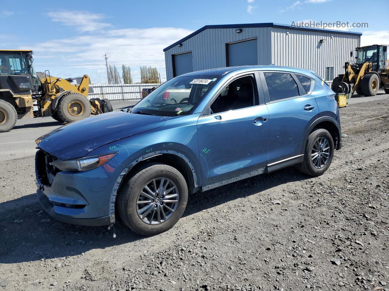 2019 Mazda Cx-5 Touring Blue vin: JM3KFBCM4K0654138