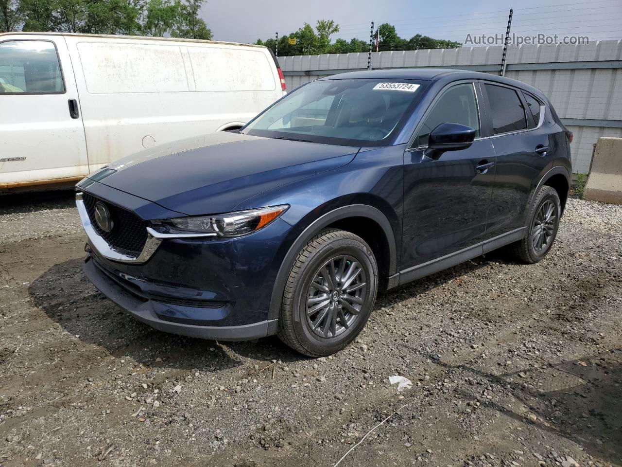 2019 Mazda Cx-5 Touring Blue vin: JM3KFBCM4K1588829